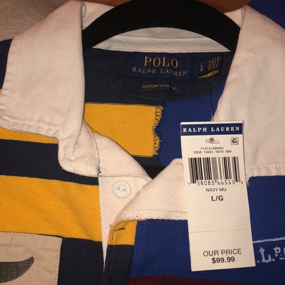 Men’s Ralph Lauren long sleeve polo shirt - Picture 3 of 4